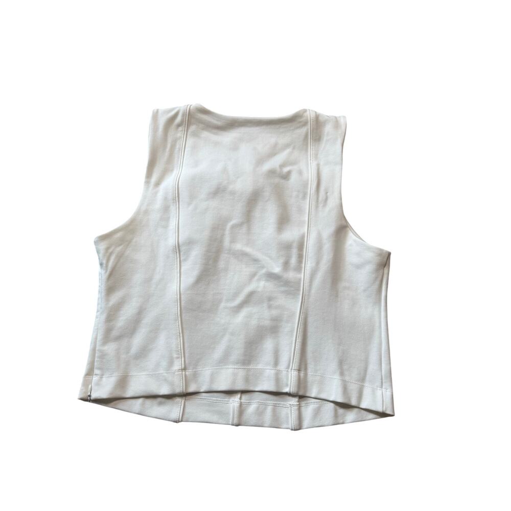Maeve by Anthropologie Sleeveless Seamed Corset Crop Tank Top Womens Size XL/1X - Picture 3 of 13